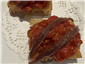 tomato and anchovy canape